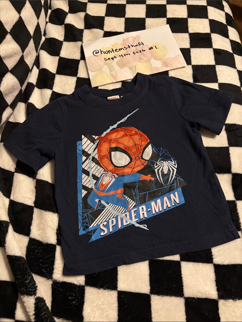 3T spiderman tshirt